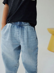 NEXT - Light Blue Barrel Jeans (3mths-7yrs)