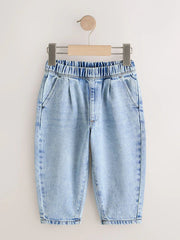 NEXT - Light Blue Barrel Jeans (3mths-7yrs)