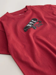 NEXT - Berry Skateboard Embroidery Short Sleeve Graphic T-Shirt (3-16yrs)