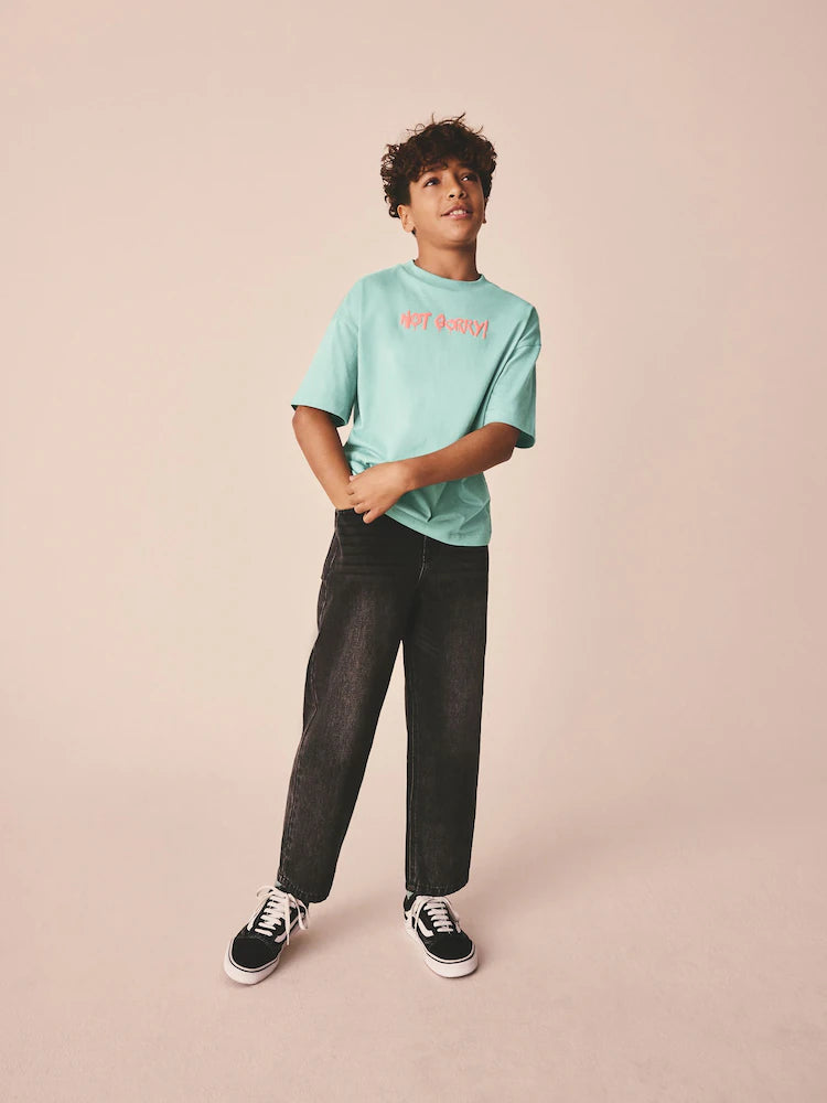 Mineral Green Short Sleeve Graphic T-Shirt (3-16yrs)
