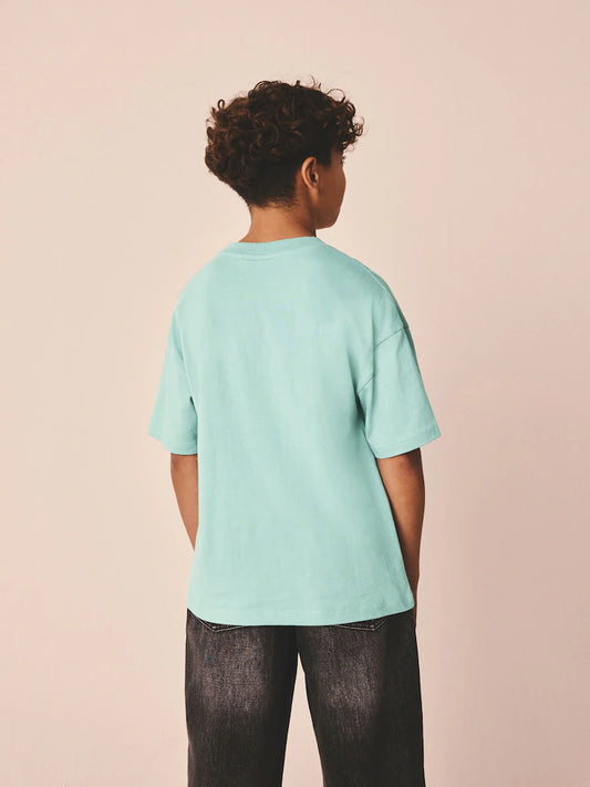 Mineral Green Short Sleeve Graphic T-Shirt (3-16yrs)