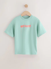 Mineral Green Short Sleeve Graphic T-Shirt (3-16yrs)