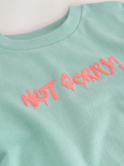 Mineral Green Short Sleeve Graphic T-Shirt (3-16yrs)