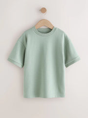 Mint Green Relaxed Fit Heavyweight T-Shirt (3-16yrs)