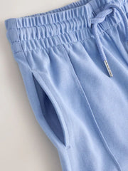Light Blue Short Sleeve Polo Shirt and Shorts Set