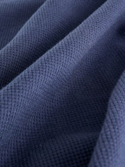 Navy Blue Textured Short Sleeve T-Shirt and Shorts Set (3-16yrs)