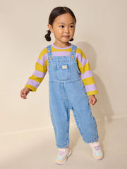 NEXT - Mid Blue Denim Dungarees (3mths-7yrs)