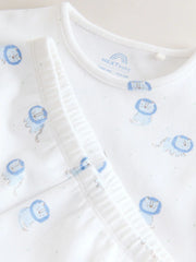 Blue Lion Top and Leggings Baby Set