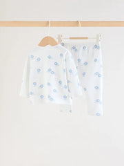 Blue Lion Top and Leggings Baby Set