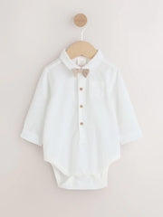 Sage Green Baby Shirt Trousers and Braces Set 3 Piece (0mths-2yrs)