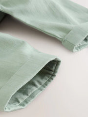 Sage Green Baby Shirt Trousers and Braces Set 3 Piece (0mths-2yrs)