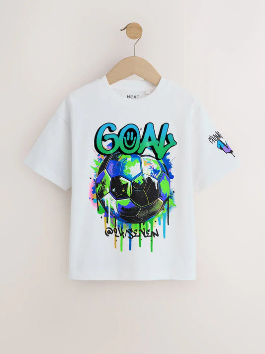 SS FOOTBALL DRIPPY | White