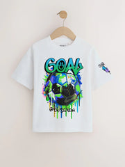SS FOOTBALL DRIPPY | White