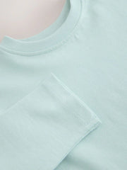 Pale Green Padded Bee Long Sleeve T-Shirt