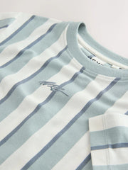 Mineral Stripe Regular Fit Short Sleeve Graphic Print T-Shirt