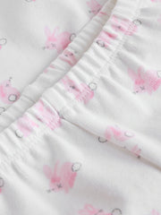Pink Bunny Baby Long Sleeve T-Shirt And Leggings Set