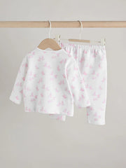 Pink Bunny Baby Long Sleeve T-Shirt And Leggings Set