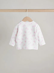 Pink Bunny Baby Long Sleeve T-Shirt And Leggings Set