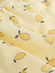 Yellow Lemon Baby Long Sleeve Frill Top And Leggings Set (0mths-2yrs)