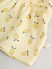 Yellow Lemon Baby Long Sleeve Frill Top And Leggings Set (0mths-2yrs)