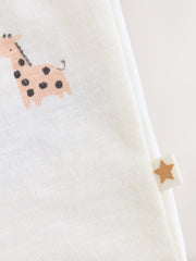 White Printed I Love My Mummy Baby Jersey Romper