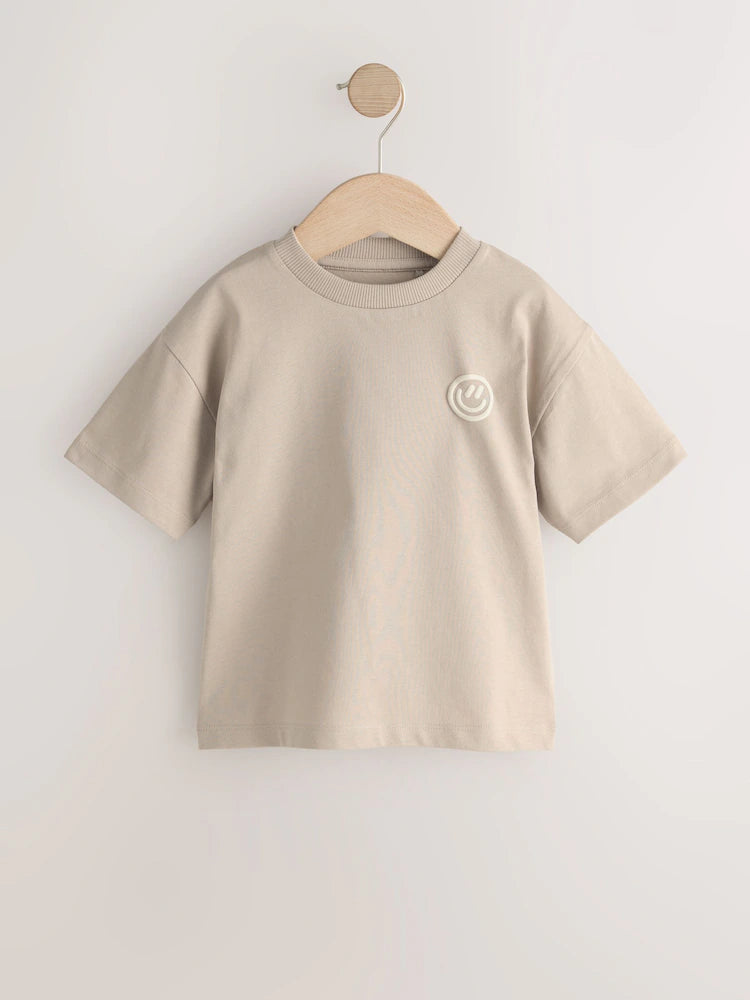 Cement Smile Short Sleeve Small Graphic T-Shirt (3mths-8yrs)