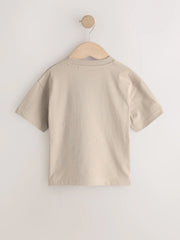 Cement Smile Short Sleeve Small Graphic T-Shirt (3mths-8yrs)