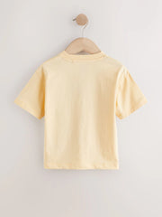 Yellow Mama's Bestie Short Sleeve Small Graphic T-Shirt (3mths-8yrs)