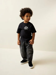 NEXT - Black Smile Short Sleeve Small Graphic T-Shirt (3mths-7yrs)