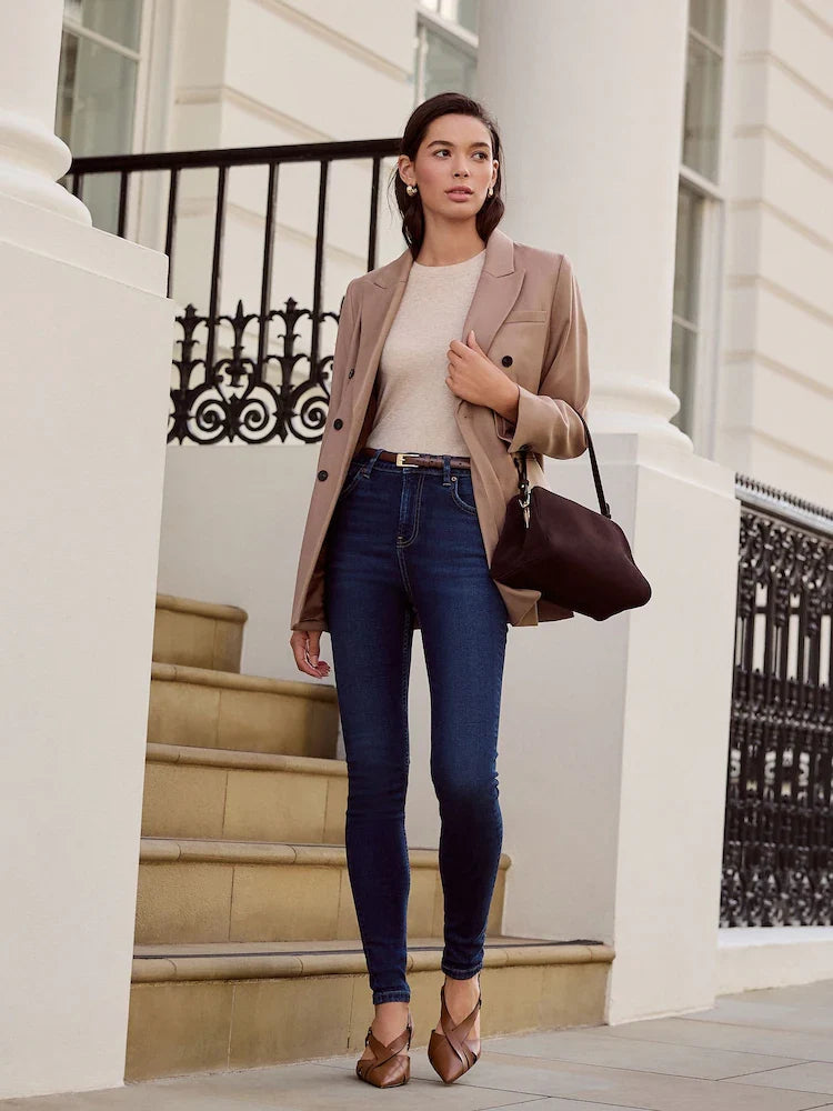 Indigo Blue N. Premium Authentic Blend Skinny Jeans