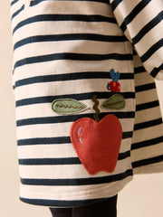 Monochrome Quarter Zip Sweat Dress (3mths-7yrs)