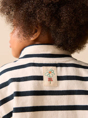 Monochrome Quarter Zip Sweat Dress (3mths-7yrs)