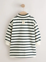 Monochrome Quarter Zip Sweat Dress (3mths-7yrs)
