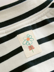 Monochrome Quarter Zip Sweat Dress (3mths-7yrs)