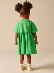Green Rainbow Jersey Dress (3mths-7yrs)
