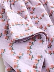 Lilac Bunny Jersey Dress