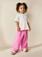 NEXT - Pink Wide Leg Trousers (3mths-7yrs)