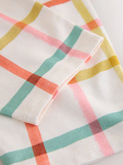 NEXT - Rainbow Check Barrel Leg Trousers (3mths-7yrs)