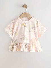 Blue/Yellow T-Shirts 4 Pack