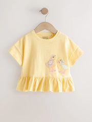 Blue/Yellow T-Shirts 4 Pack