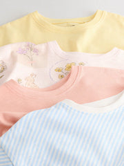 Blue/Yellow T-Shirts 4 Pack