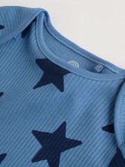 NEXT - Navy Star Long Sleeve Bodysuits 5 Pack