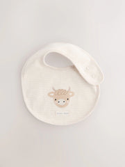 Neutral Hamish Baby Bibs 5 Pack
