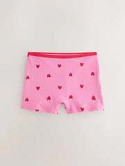 Pink/Lilac Fruits Short Briefs 5 Pack (2-16yrs)