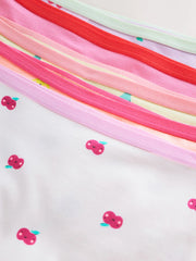 Pink/Lilac Fruits Short Briefs 5 Pack (2-16yrs)