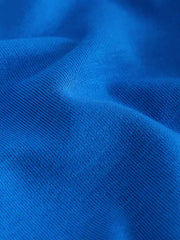 Cobalt Blue Oversized Boxy Heavyweight Interlock T-Shirt