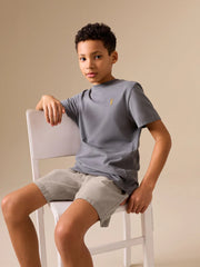 Taupe Linen Blend Pull on Shorts (3-16yrs)