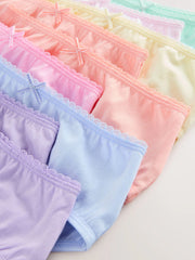 Bright Pink/Orange Briefs 10 Pack (1.5-16yrs)