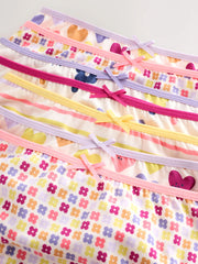 Purple/Pink Pattern Briefs 7 Pack (1.5-14yrs)