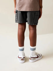 Charcoal Grey Cargo Shorts (3-16yrs)
